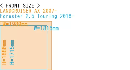 #LANDCRUISER AX 2007- + Forester 2.5 Touring 2018-